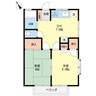 シティーコーポ赤羽【2階】の間取り