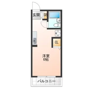 アネックス加賀屋【2階】の間取り