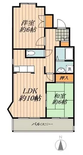 ベルパレス千代田【2階】の間取り