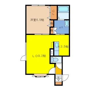 プラムハイツIII【2階】の間取り