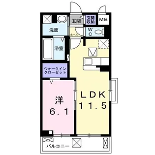 サードコート【1階】の間取り