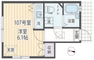 キーウエスト目白【1階】の間取り