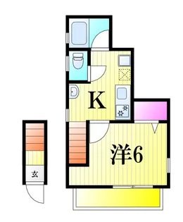 ミニフラット17【2階】の間取り