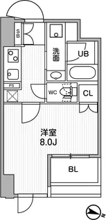 東神田テラスレジデンス【9階】の間取り