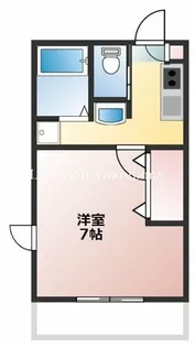 サンルージュ横浜【1階】の間取り