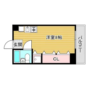 サンヴェア甲南【2階】の間取り