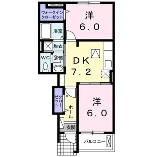フェアリー I【1階】の間取り