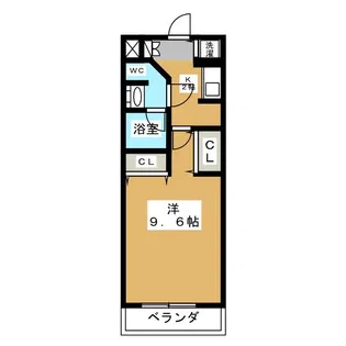 セノアタワー泉【9階】の間取り