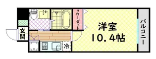 フェニックスレジデンス堺東【4階】の間取り