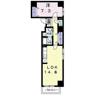 ラコルタ南浦和Sta.【3階】の間取り