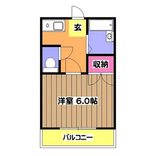 ハイツアベ【2階】の間取り