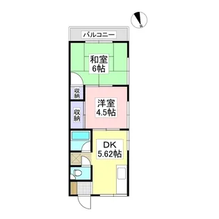 ドミール愛宕【2階】の間取り