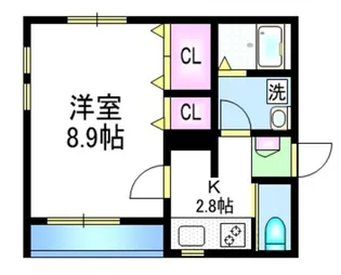 Fleur【2階】の間取り
