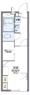 レオパレスモンターニュ【2階】の間取り