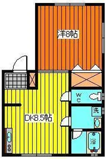ディライト【2階】の間取り