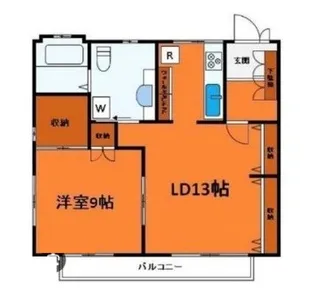 ラルース大岡山【2階】の間取り