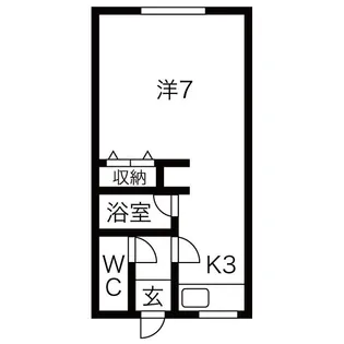 リバーサイドさくら【1階】の間取り