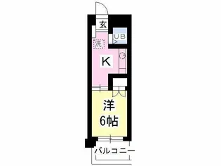 メゾンドール大山【3階】の間取り