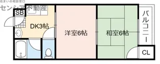 ハイツコスモ21【3階】の間取り