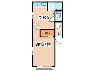 青雲荘F棟【1階】の間取り