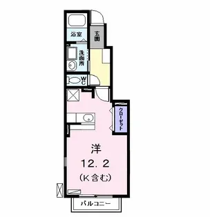 アルモニー M【1階】の間取り