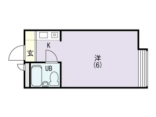 プログレスヤシロ南【1階】の間取り