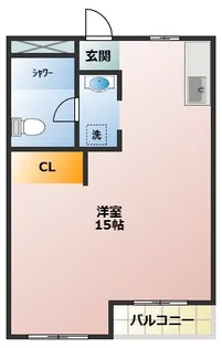 レジデンスファミリア【2階】の間取り