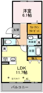 コモドTEN【3階】の間取り