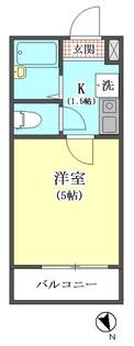 Southern Flat【2階】の間取り