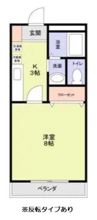 クレール・ルミエール【2階】の間取り