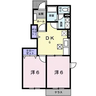 長者原テペA【1階】の間取り