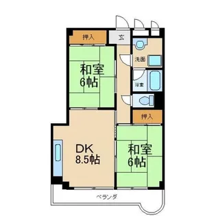 栄良ビル【3階】の間取り