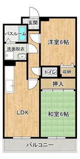 マイシティオグロ【5階】の間取り