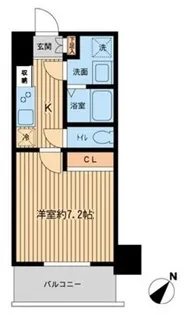 Primal Machida【7階】の間取り