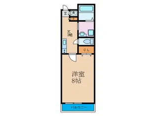 コンスミル【2階】の間取り