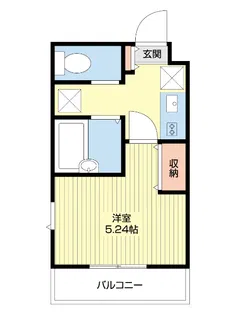 グレイス雷電【2階】の間取り
