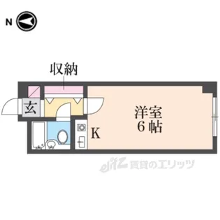 ビルまあぁろ~【6階】の間取り
