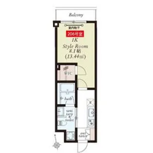 AZ桜丘【2階】の間取り