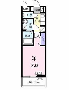 ソレイユ 2【2階】の間取り