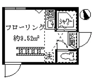 フェリスラビット【2階】の間取り