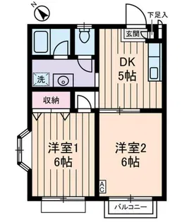 ハイツ マイルド【2階】の間取り