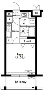 Rising place 松戸【3階】の間取り