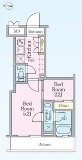 HY’s 新宿西落合【1階】の間取り