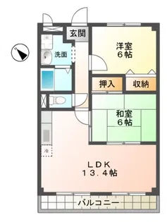 m5.banks【4階】の間取り