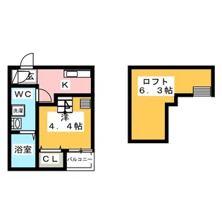 Infinity 東大宮【2階】の間取り