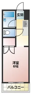 コーポ・サンライズC【1階】の間取り