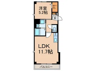 ブライトキューブ中板橋【3階】の間取り