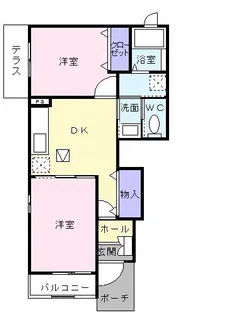 FRANCDEA(フランディア【1階】の間取り