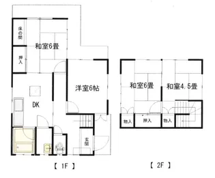 新潟県新潟市西区坂井東6【一戸建】の間取り