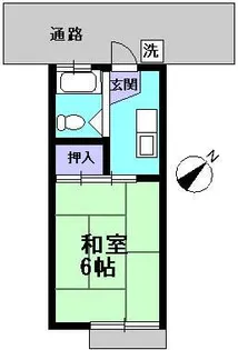 コーポエイト【2階】の間取り